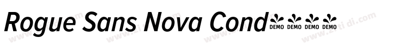 Rogue Sans Nova Cond字体转换